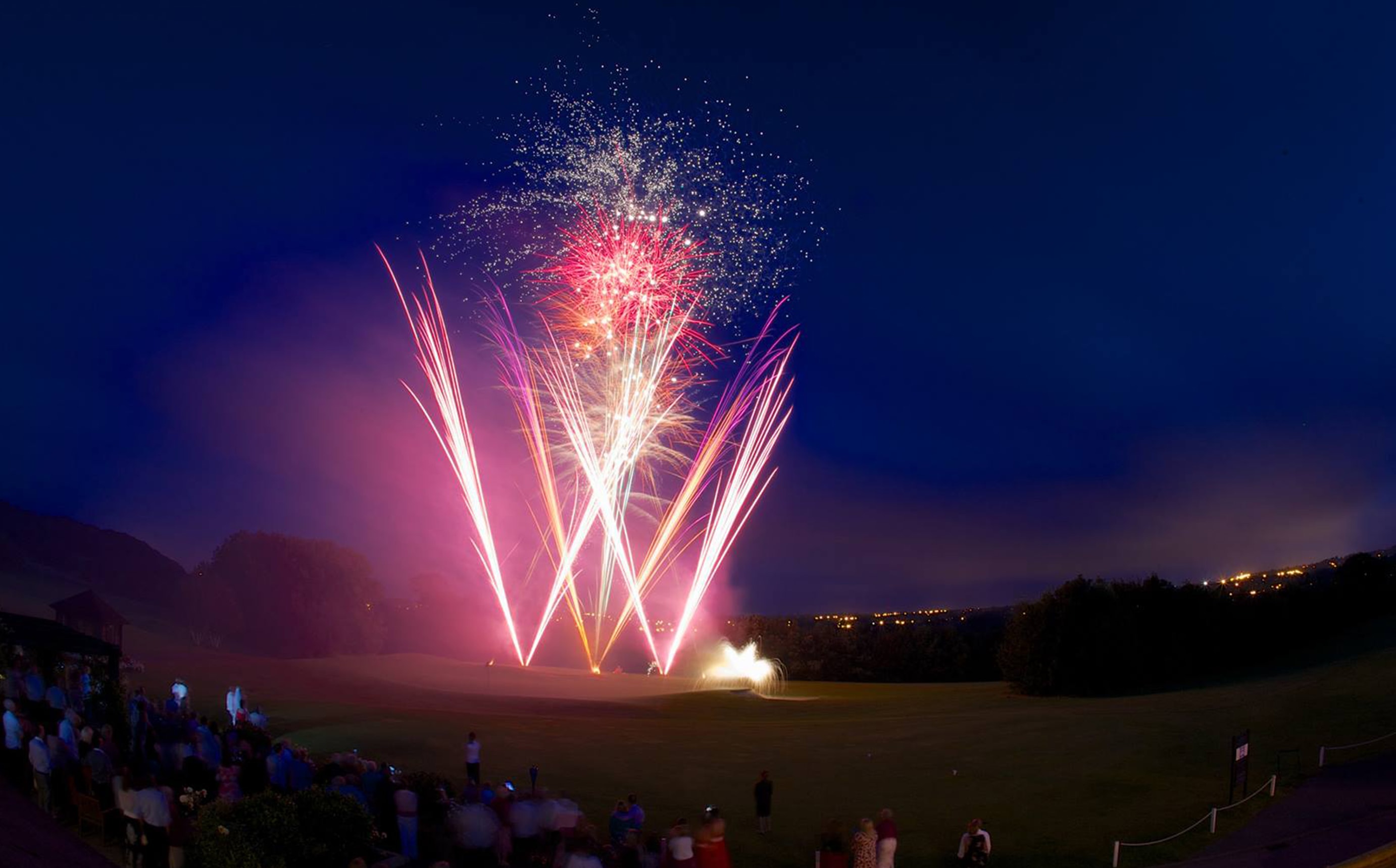 A Firework Solutions Limited display, a large corporate display