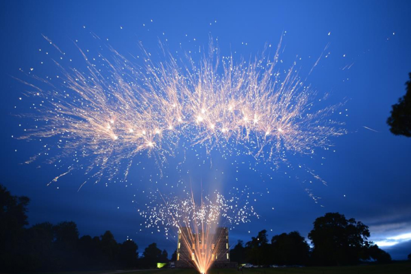 Large event firework display, Dorset UK