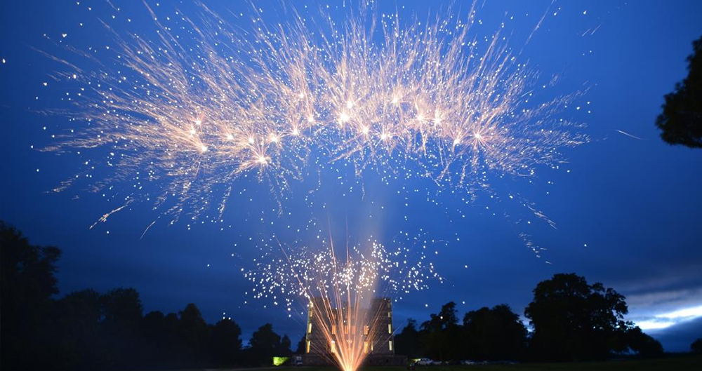 Large event firework display, Dorset UK