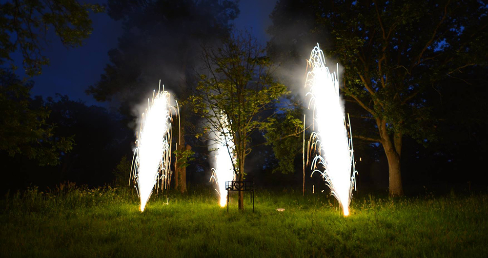 Beautiful display at night